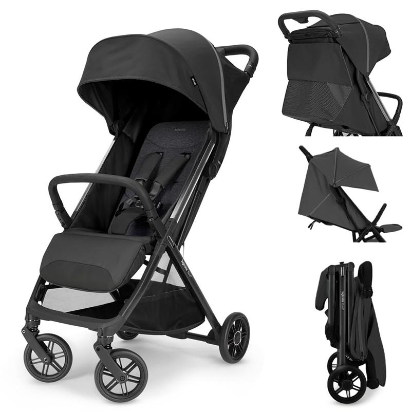 Inglesina - Quid³ Compact Lightweight Stroller, Cosmic Black Image 2