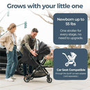 Inglesina - Quid³ Compact Lightweight Stroller, Cosmic Black Image 8