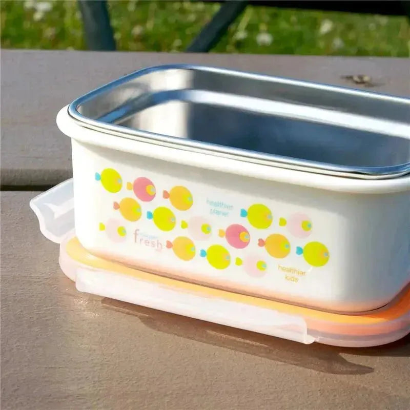 Innobaby - Keepin' Fresh Stainless Bento Snack or Lunch Box, 16 oz, Alligator Image 4