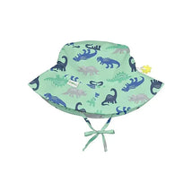 Iplay - Baby Boy Bucket Sun Protection Hat, Seafoam Simple Dino Image 1