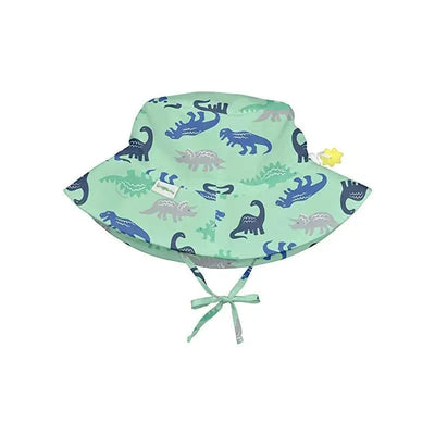 Iplay - Baby Boy Bucket Sun Protection Hat, Seafoam Simple Dino Image 1