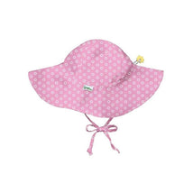 Iplay - Baby Girl Brim Sun Protection Hat, Pink Daisy Geo Image 1