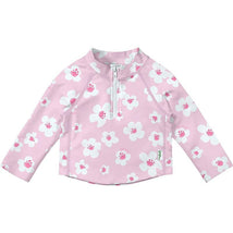 Iplay - Baby Girl Long Sleeve Blossoms Rashguard, Light Pink Image 1