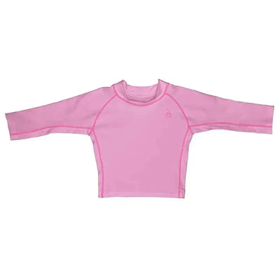 Iplay Baby & Toddler Long Sleeve Logo Rashguard Shirt, Light Pink Image 1