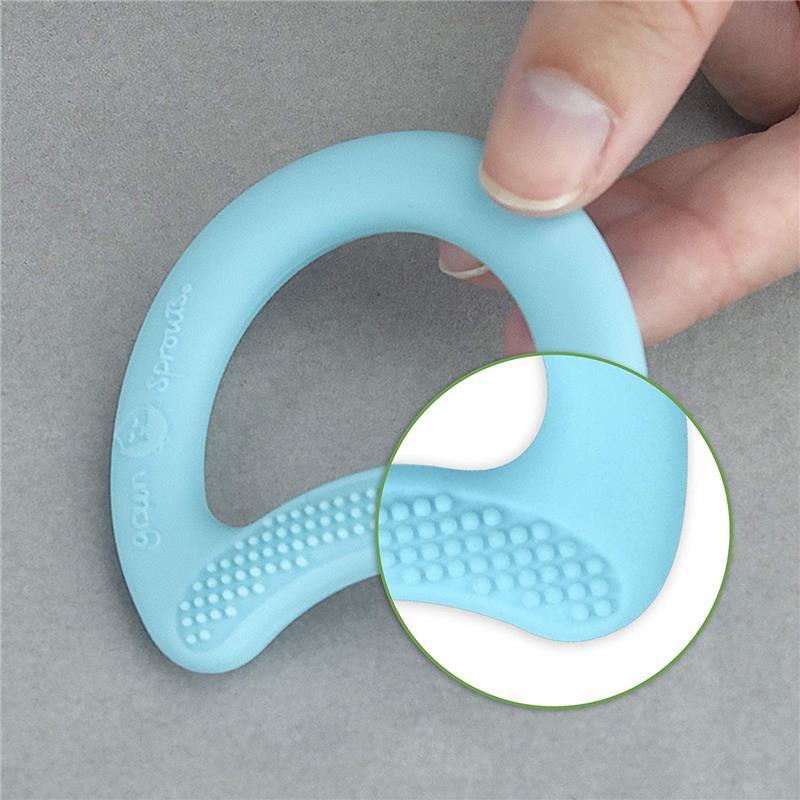 Iplay - First Teethers Made From Silicone (3Pk), Aqua Set 3 Mo+ Image 3