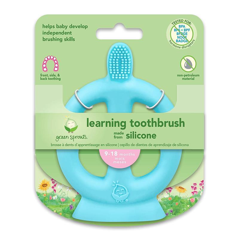 Iplay - Learning Toothbrush Made From Silicone, Aqua, 9/18M Image 4