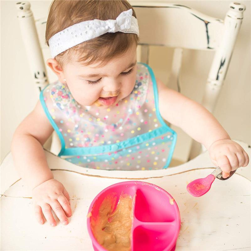 Iplay - Snap & Go Wipe-Off Bibs (3Pk), Pink Cupcakes, 9-18 Months Image 7