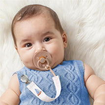 Itzy Ritzy 2Pk Fabric Pacifier Strap, Boat Stripe Image 2