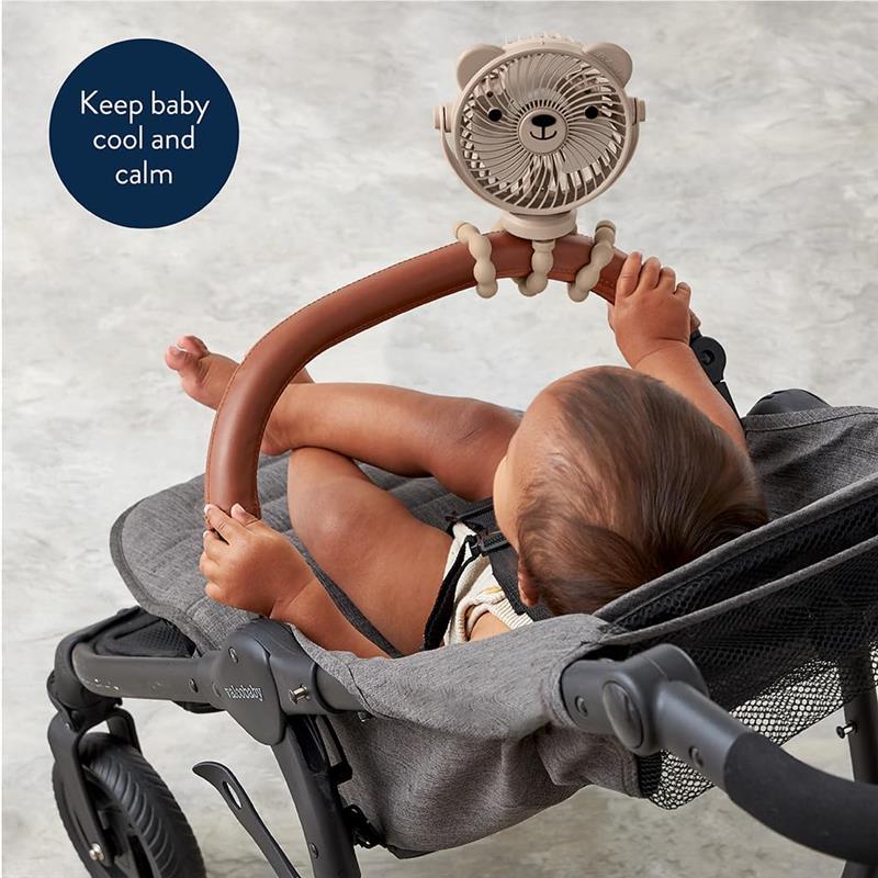 Itzy Ritzy - 3 Speed Stroller Fan Bear Image 3
