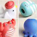 Itzy Ritzy - 5Pk Bath Finger Puppets Set, Seaside Image 5