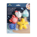 Itzy Ritzy - 5Pk Bath Finger Puppets Set, Seaside Image 8