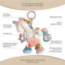Itzy Ritzy Link & Love™ Activity Plush with Teether - Unicorn Image 6