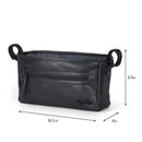Itzy Ritzy - Adjustable Stroller Caddy/Organizer, Black Image 5