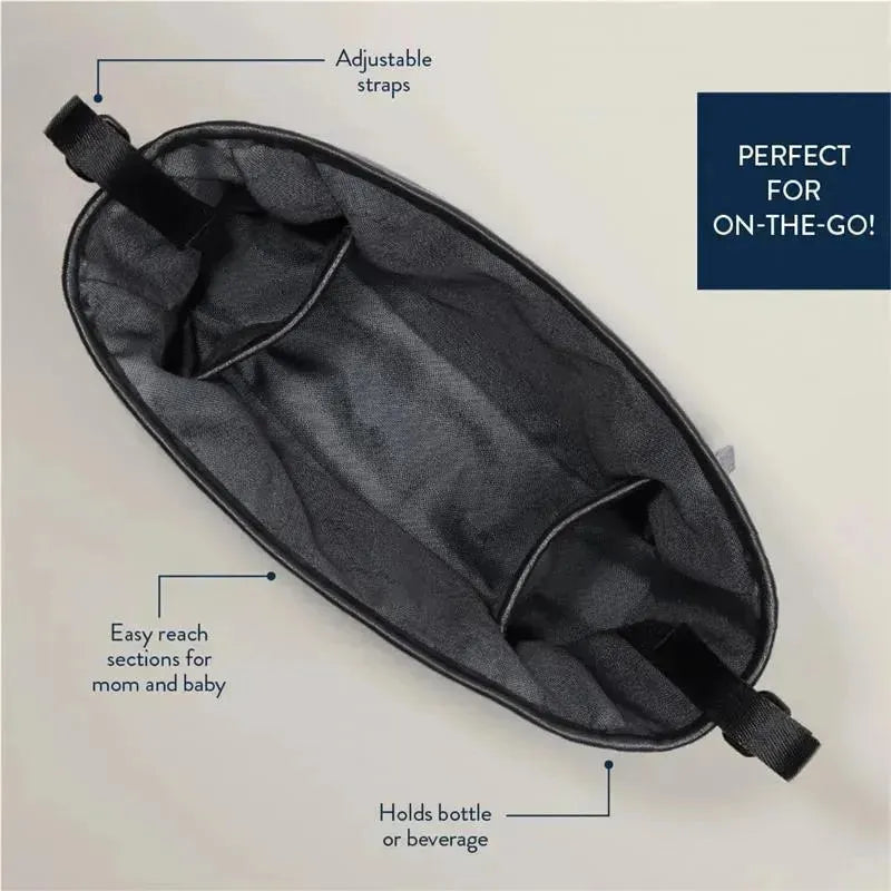 Itzy Ritzy - Adjustable Stroller Caddy/Organizer, Black Image 6