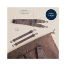 Itzy Ritzy - Belong All-In-Tote, Multipurpose Weekender Tote, Mocha Image 3