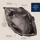 Itzy Ritzy - Belong All-In-Tote™ Multipurpose Weekender Tote, Black Image 4