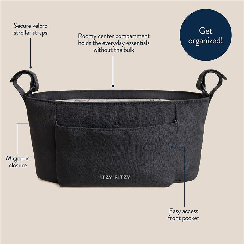 Itzy Ritzy Belong Carry-All Caddy - Black Image 4