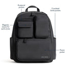 Itzy Ritzy - Belong Utility Backpack, Black Image 2