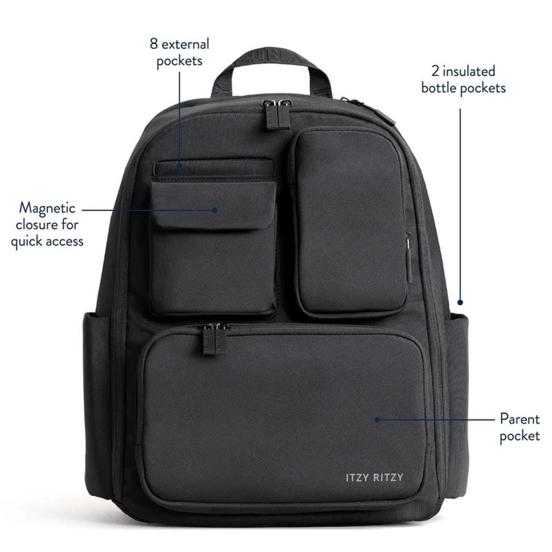 Itzy Ritzy - Belong Utility Backpack, Black