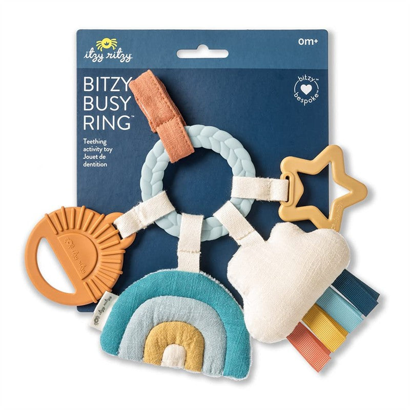 Itzy Ritzy - Bitzy Busy Ring Teething Activity Toy Cloud Image 6