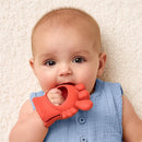 Itzy Ritzy Grip™ Silicone Mitt Teether - Crab Image 2
