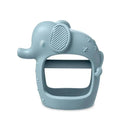 Itzy Ritzy - Bitzy Grip Silicone Developmental Teether with Easy-to-Hold Hand Grip, Elephant Image 1