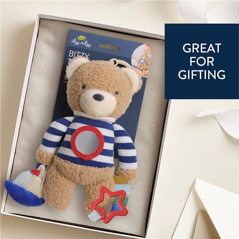 Itzy Ritzy Bitzy Traveler Sensory Developmental Toy - Bear Image 6