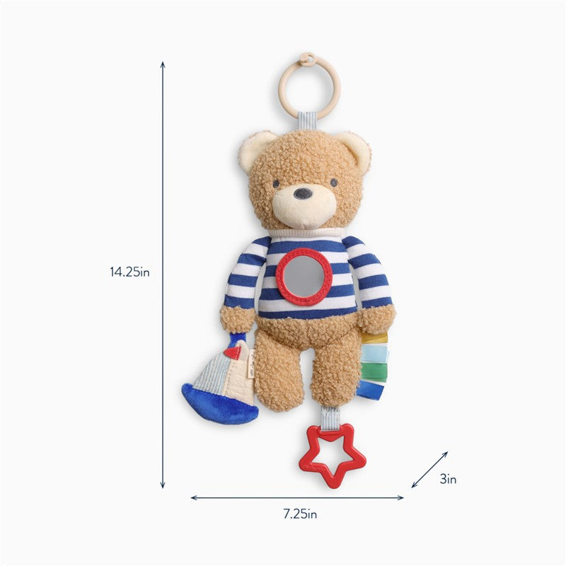 Itzy Ritzy Bitzy Traveler Sensory Developmental Toy - Bear Image 7