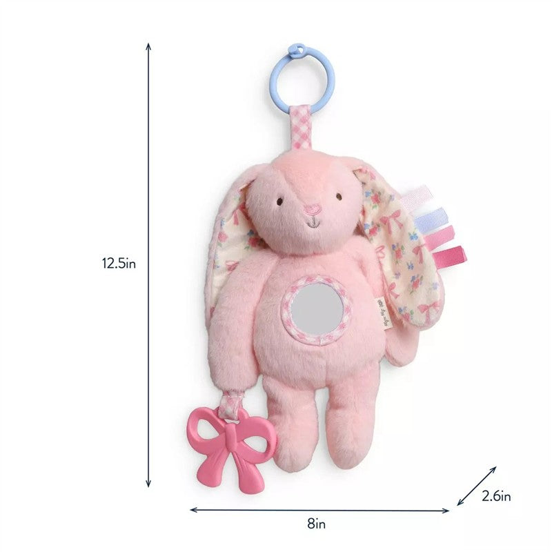 Itzy Ritzy Bitzy Traveler Sensory Developmental Toy - Bunny Image 5