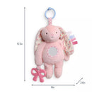 Itzy Ritzy Bitzy Traveler Sensory Developmental Toy - Bunny Image 5