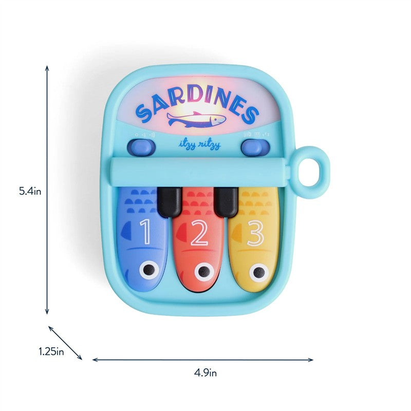 Itzy Ritzy Bitzy Tunes™ Sardines Light-Up Interactive Piano Toy Image 6