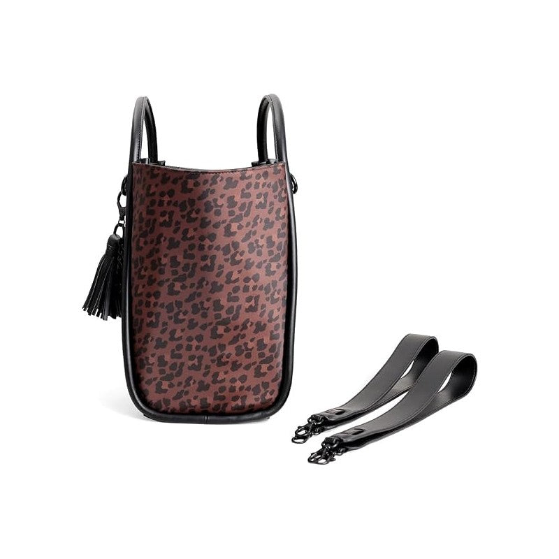 Itzy Ritzy Boss Tote Diaper Bag - Leopard Image 4