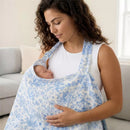 Itzy Ritzy Breastfeeding Cover - Blue Toile Image 1