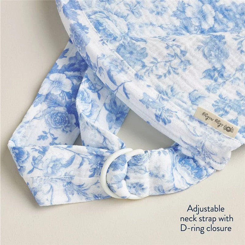 Itzy Ritzy Breastfeeding Cover - Blue Toile Image 4