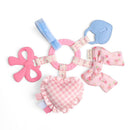 Itzy Ritzy Busy Ring Teething Activity Toy Coquette Image 1