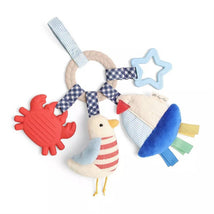 Itzy Ritzy Busy Ring Teething Activity Toy - Nautical Image 1