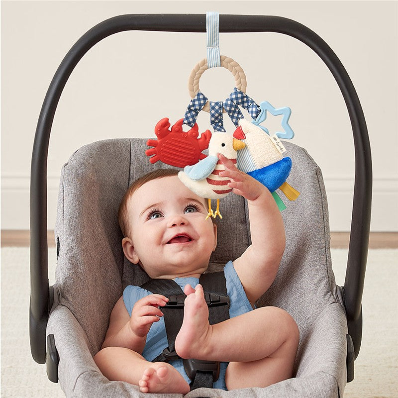 Itzy Ritzy Busy Ring Teething Activity Toy - Nautical Image 2
