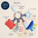 Itzy Ritzy Busy Ring Teething Activity Toy - Nautical Image 3