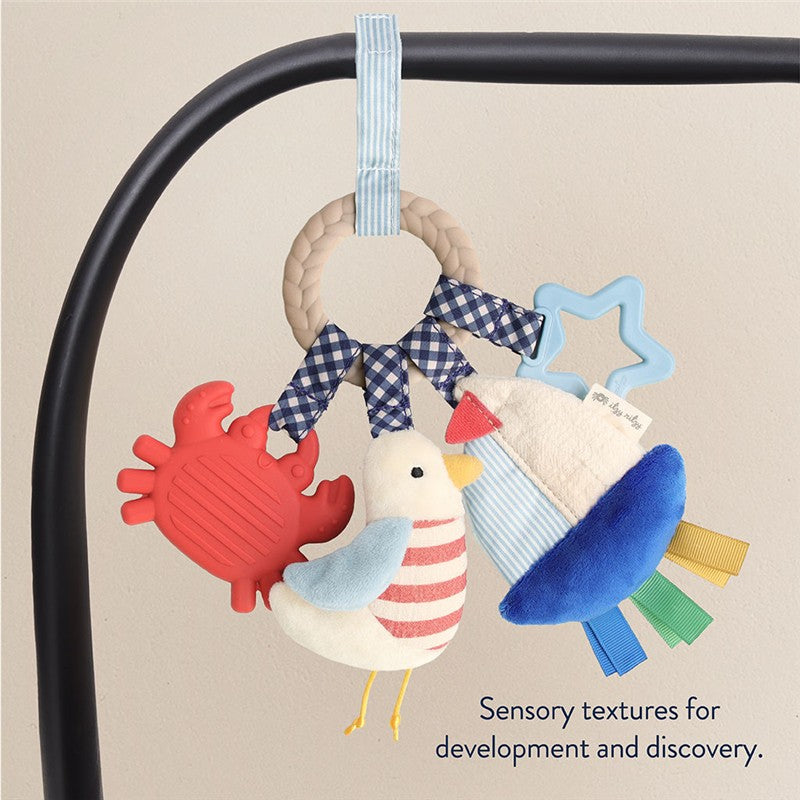 Itzy Ritzy Busy Ring Teething Activity Toy - Nautical Image 5