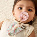 Itzy Ritzy Clip 2-Pack Fabric Pacifier Clips - Bows Image 3