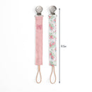 Itzy Ritzy Clip 2-Pack Fabric Pacifier Clips - Bows Image 7