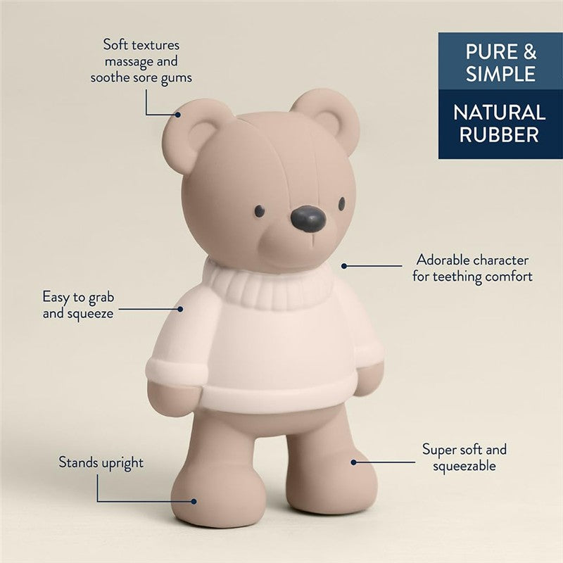 Itzy Ritzy Comfort Crew Natural Rubber Teether - Bear Image 3