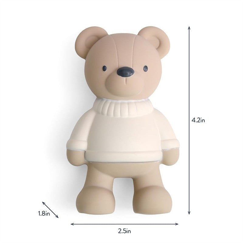 Itzy Ritzy Comfort Crew Natural Rubber Teether - Bear Image 6