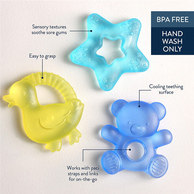 Itzy Ritzy Coolers Water-Filled Teether Bear 3-Pack Image 3