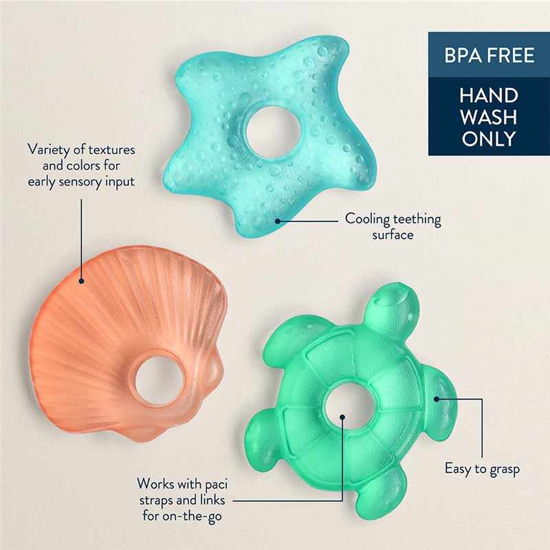 Itzy Ritzy Coolers Water-Filled Teether Nautical 3-Pack Image 5