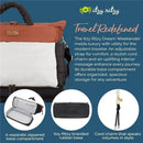 Itzy Ritzy - Dream Weekender Bag, Coffee & Cream Image 3