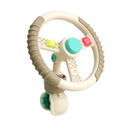 Itzy Ritzy Driver Travel Steering Wheel - Taupe Image 1