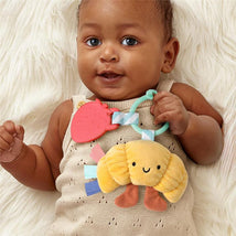 Itzy Ritzy - Infant Toy & Teether Itzy Pal Baby Teething Toy Includes Lovey, Croissant Image 2