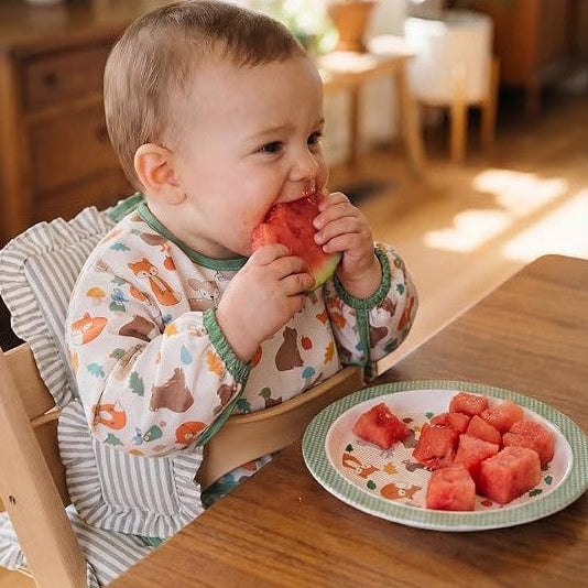 Itzy Ritzy Itzy Everywhere Bib™ Long Sleeve Water-Resistant Bib Image 3