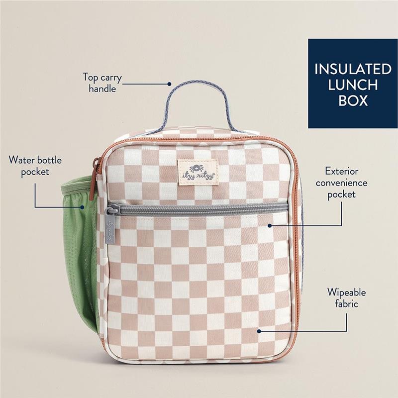 Itzy Ritzy Itzy Lunch Box™ Toddler Bag, Check Yes! Image 2